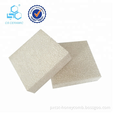 High strength Foam Ceramic Filter alumina foam ceramic